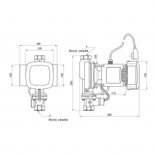 Насос для підвищення тиску Thermo Alliance SCPMN-600N 0,6 кВт Насос для підвищення тиску Thermo Alliance SCPMN-600N 0,6 кВт